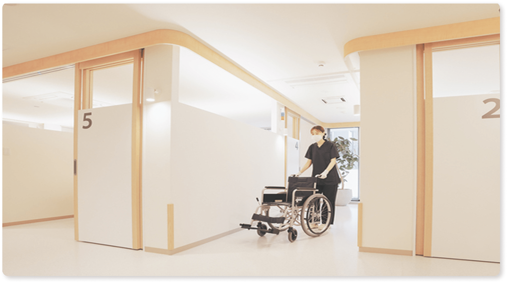透析フロア 廊下